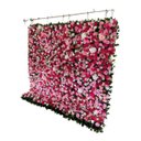 Ver imagem 1 de Painel Jardim Vertical Artificial com Flores Artificial
