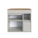 Ver imagem 7 de Balcão Gabinete de Banheiro Suspenso com 1 Porta e 1 Gaveta 60cm Multimóveis Crart-BAL011 - Arenas