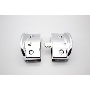 Bate Fecha em Polimero V/V cor Cromado