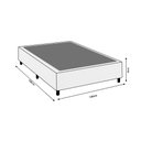 Ver imagem 2 de Base Cama Box Casal Comum Marrom