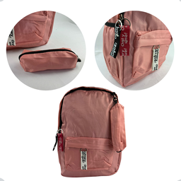 Mochila Urban Charm Estilo e Funcionalidade com Design Sofisticado em Tecido Sintético com Estojo Ro - 3