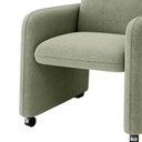 Ver imagem 6 de Poltrona Roma Decorativa Bouclê para Sala Matrix Cor:bouclê Verde