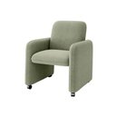 Ver imagem 4 de Poltrona Roma Decorativa Bouclê para Sala Matrix Cor:bouclê Verde