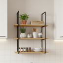 Ver imagem 2 de Prateleira Tripla Estante 30x60cm Tipo Industrial
