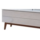 Ver imagem 3 de Rack para TV Wall 1.8 Branco - MoveisAqui