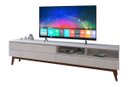 Ver imagem 1 de Rack para TV Wall 1.8 Branco - MoveisAqui