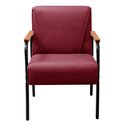 Ver imagem 3 de Poltrona Jade Cor:Suede Bordô 110