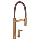 Ver imagem 1 de Misturador Monocomando de Mesa Cozinha Bica Movel com Arejador Colore 1/2" Marrom Red Gold - 2289.gl