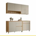 Ver imagem 1 de Cozinha 4 Peças 7 Portas 4 Gavetas Nesher Luna 350 Cm 100 Mdf
