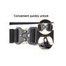 Cinto Masculino Militar Engate rápido - Ajustável em Poliester Cor Preto 3,8cm - 4