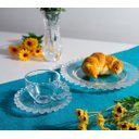 Ver imagem 1 de Conjunto 4 Pratos Sobremesa Cristal Daisy 20cm Wolff