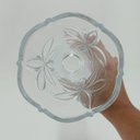 Ver imagem 4 de Vaso Lilie Vaso Decorativo Cachepô Enfeite 23x13x13cm Vidro Transp