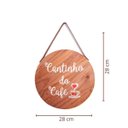Ver imagem 5 de Quadro Decorativo Madeira Pinus Vários Modelos 28x28 Parede Cor:cantinho Café