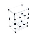 Ver imagem 4 de Baleiro Expositor Preto de Vidro - 0,30 X 0,40 X 0,20m