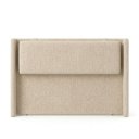 Ver imagem 6 de Cabeceira de Casal Pier Estofada Off White para Cama Box 168cm Moderna