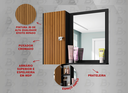 Ver imagem 6 de Armário de Banheiro com Espelho Nicho com Porta Preto Ripado
