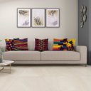 Ver imagem 2 de Kit 5 Capa de Almofada 40cm X 40cm Decorativas Estampadas Digital Sala Sofá Quarto Pastilhas