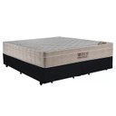 Ver imagem 1 de Cama Box Base Queen Bipartido Molas Ensacadas Airtech Springpocket 158x198 Preto - Ortobom