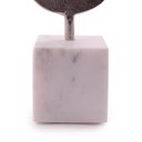 Ver imagem 5 de Escultura Love Prata com Base de Mármore 10,5x22x10,5 Cm