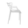 Kit de 2 Cadeiras Prizi Allegra E80 Branca - 4