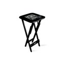 Ver imagem 4 de Kit 8 Conjuntos de Mesa Bistrô Dobrável Jack Daniel's com 4 Banquetas de Madeira Preta