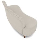 Ver imagem 6 de Sofá Chaise Living 2 Lugares 135cm para Sala Cayman K01 Bouclê Bege - Lyam Decor