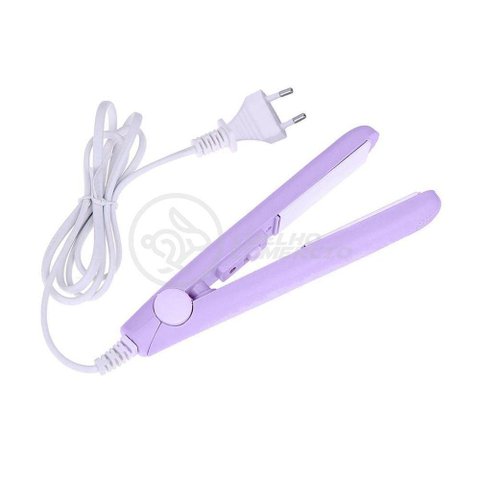 Mini Chapinha Prancha Portátil 17cm Bivolt Profissional Roxo