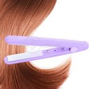 Ver imagem 6 de Mini Chapinha Prancha Portátil 17cm Bivolt Profissional Roxo