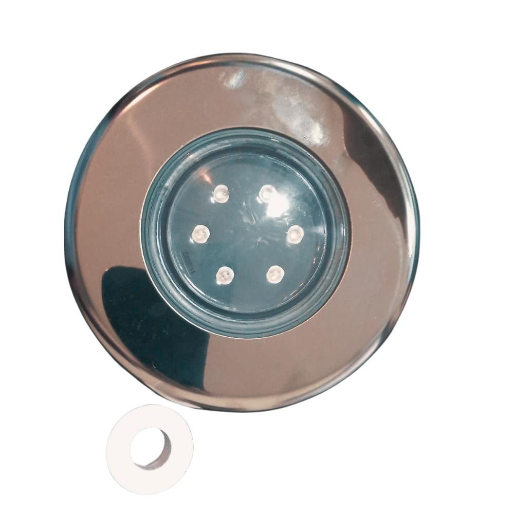 Refletor Grande em Inox para Piscina Rgb 54w Donatti - 3