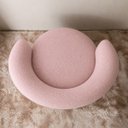 Ver imagem 6 de Poltrona Orgânica Maya Bouclê Rosê Sala Quarto Recepção