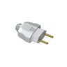 Kit com 10 Plugues 2 Pinos Macho 10a a 250 V Branco - Weg - 1