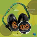 Ver imagem 5 de Abafador de Barulhos 11 Db Girassol com Caixa para Colorir e Canetinhas