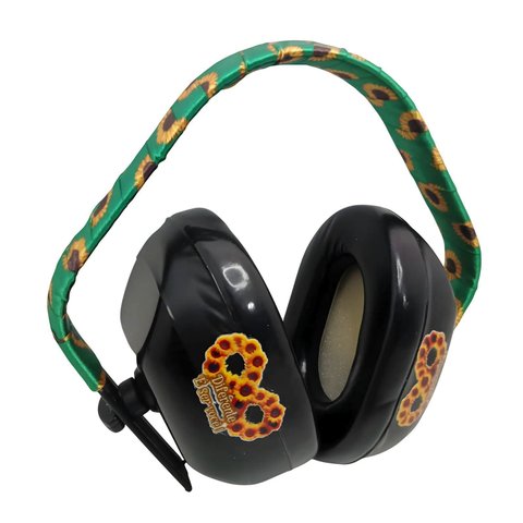 Abafador de Barulhos 11 Db Girassol com Caixa para Colorir e Canetinhas