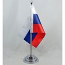 Ver imagem 2 de Bandeira Mesa Dupla Face Russia 29 cm Alt (Mastro)
