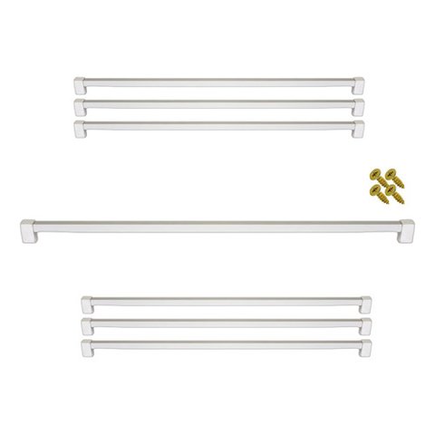 Kit 7 Puxador 800mm Alumínio Armário Móveis Cômoda Roupeiro