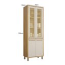 Ver imagem 4 de Paneleiro Torino 4 Portas Cinamomo/off White com Vidro - Valdemóveis