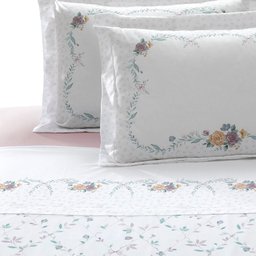 Jogo Cama Casal Döhler 200 Fios Rubi Leonor - 1