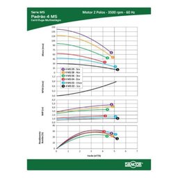 Bomba Multiestágio Trifásica 2 CV 4 Estágios Alumínio 220V / 380V DANCOR - 3