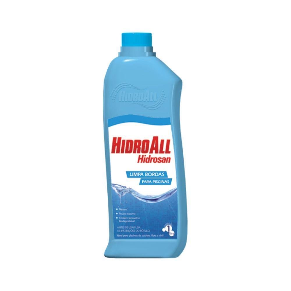 Limpa Bordas para Piscina Hidrosan Limpa Borda 1l - Hidroall