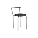 Ver mais imagens de Conjunto: Mesa de Cozinha Dobrável e 4 Banquetas 105 Prata/branco - Prata/preto - Carraro