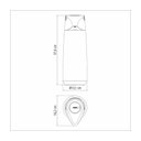 Ver imagem 2 de Garrafa Térmica Tramontina Exata em Plástico Bege com Ampola de Vidro 1,8 L