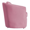Ver imagem 5 de Kit 2 Poltronas Decorativa Alana Veludo Rosa Chiclete - Londrilar
