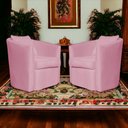 Ver imagem 1 de Kit 2 Poltronas Decorativa Alana Veludo Rosa Chiclete - Londrilar