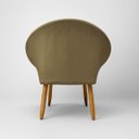 Ver imagem 7 de Poltrona Decorativa para Sala de Jantar Tecido Veludo Premium Estrutura Resistente Pés Palito
