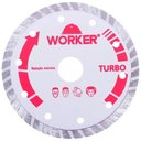 Ver imagem 1 de Disco Diamantado Turbo 180mm x 22,23mm para Corte de Alta Precisão em Materiais Rígidos Worker