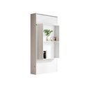 Ver imagem 6 de Cama Solteiro Articulada Branca de Parede Multifuncional com Prateleiras de Mdf