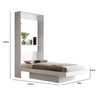 Cama Solteiro Articulada Branca de Parede Multifuncional com Prateleiras de Mdf - 8