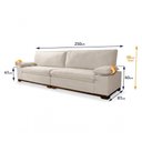 Ver imagem 6 de Sofá Siberian 4 Lugares Reclinável 250cm Off White King House