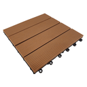 Ver imagem 2 de 12 Deck Plástico Jatobá 30x30 Box Banheiro Piscina Jardim