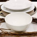 Ver imagem 3 de 6 Bowls de Porcelana Lyor 330ml Sobremesa Fruta Petisco Tigelas Brancas 12,5x6,5cm Clean